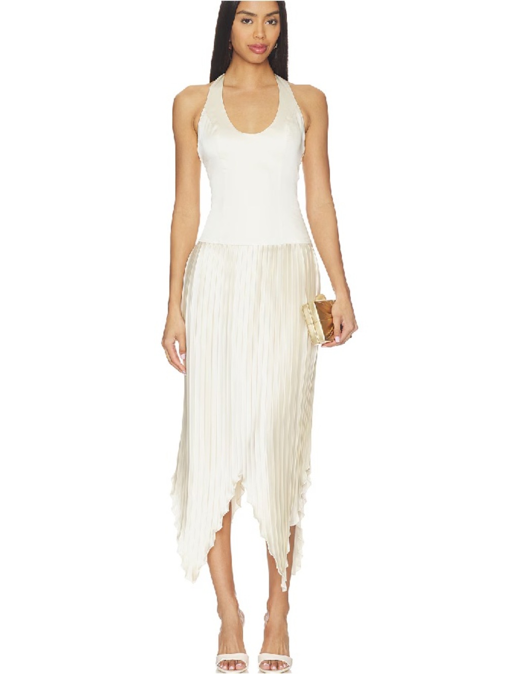 Lovers and Friends Doris Midi Dress - Cream NWT